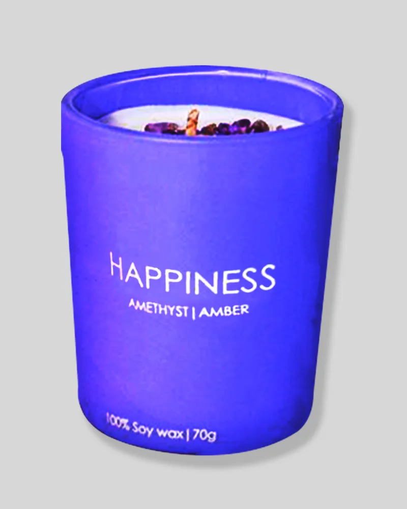 Crystal Candle – Amethyst